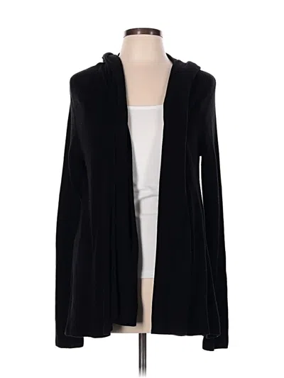 Pre-owned Lululemon Athletica Cardigan Sweater In Black