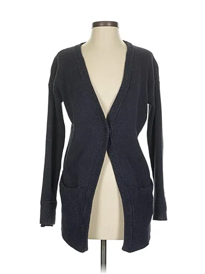 Pre-owned Lululemon Athletica Cardigan Sweater In Blue