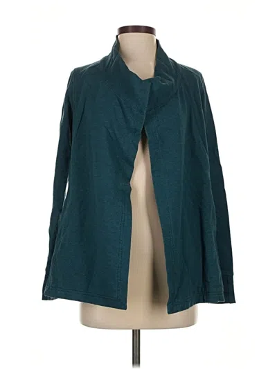 Pre-owned Lululemon Athletica Cardigan Sweater In Blue