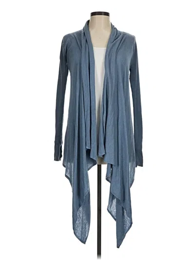Pre-owned Lululemon Athletica Cardigan Sweater In Blue
