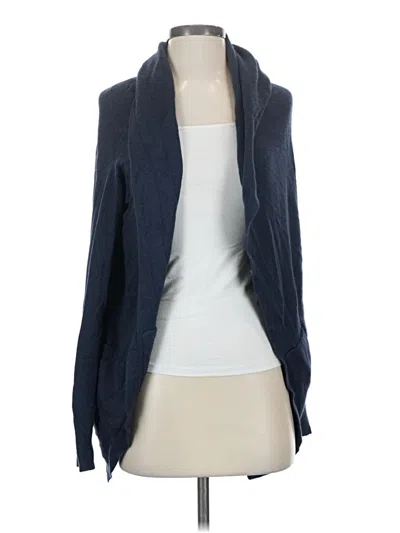 Pre-owned Lululemon Athletica Cardigan Sweater In Blue