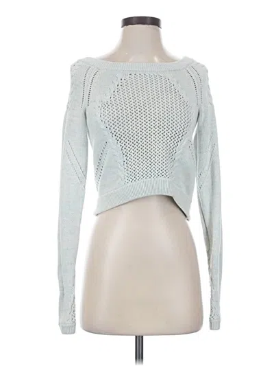 Pre-owned Lululemon Athletica Cardigan Sweater In Blue