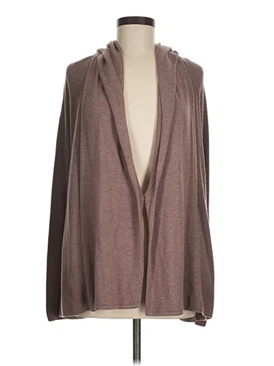 Pre-owned Lululemon Athletica Cardigan Sweater In Brown