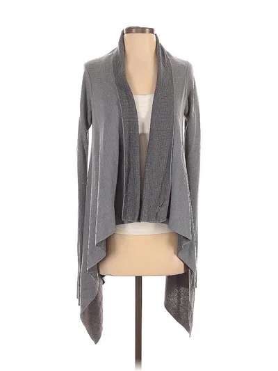 Pre-owned Lululemon Athletica Cardigan Sweater In Gray