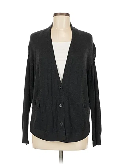 Pre-owned Lululemon Athletica Cardigan Sweater In Gray