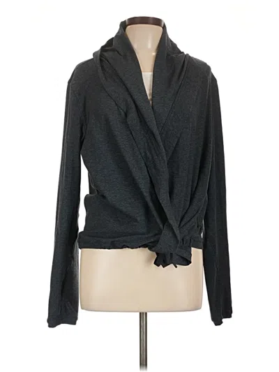 Pre-owned Lululemon Athletica Cardigan Sweater In Gray