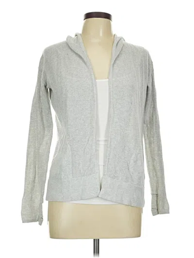 Pre-owned Lululemon Athletica Cardigan Sweater In Gray