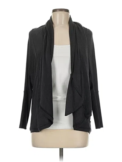 Pre-owned Lululemon Athletica Cardigan Sweater In Gray