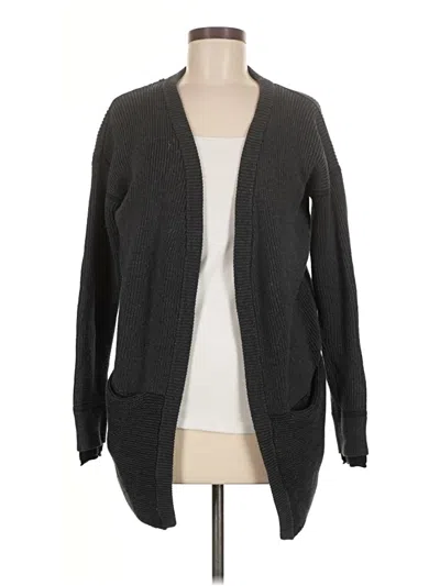 Pre-owned Lululemon Athletica Cardigan Sweater In Gray