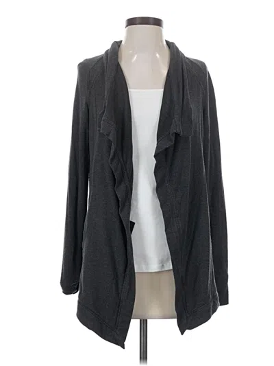 Pre-owned Lululemon Athletica Cardigan Sweater In Gray