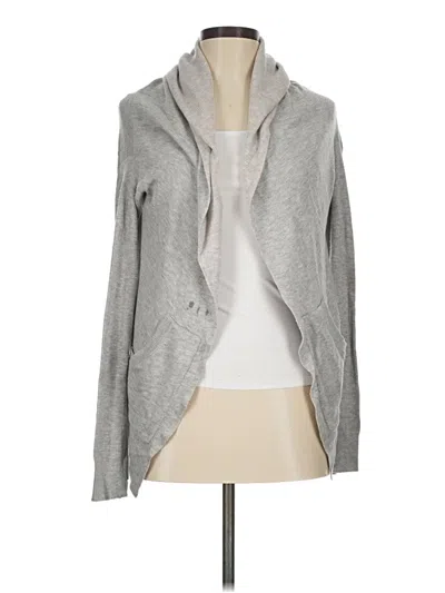 Pre-owned Lululemon Athletica Cardigan Sweater In Gray