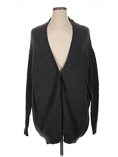 Pre-owned Lululemon Athletica Cardigan Sweater In Gray