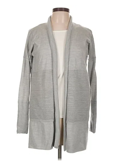 Pre-owned Lululemon Athletica Cardigan Sweater In Gray