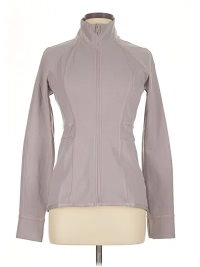 Pre-owned Lululemon Athletica Cardigan Sweater In Gray