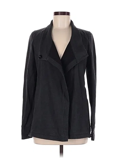 Pre-owned Lululemon Athletica Cardigan Sweater In Gray