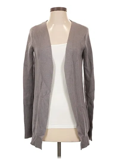 Pre-owned Lululemon Athletica Cardigan Sweater In Gray