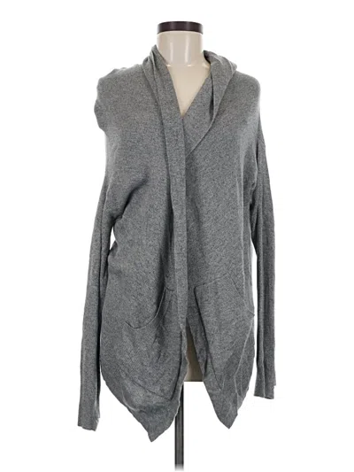 Pre-owned Lululemon Athletica Cardigan Sweater In Gray