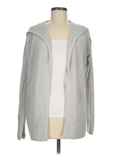 Pre-owned Lululemon Athletica Cardigan Sweater In Gray