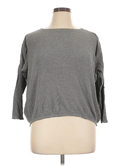 Pre-owned Lululemon Athletica Cardigan Sweater In Gray