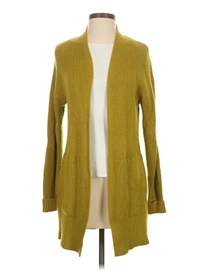 Pre-owned Lululemon Athletica Cardigan Sweater In Green