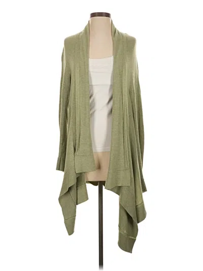 Pre-owned Lululemon Athletica Cardigan Sweater In Green