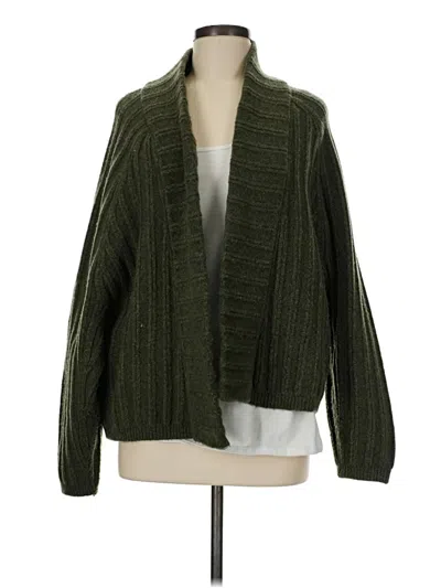 Pre-owned Lululemon Athletica Cardigan Sweater In Green