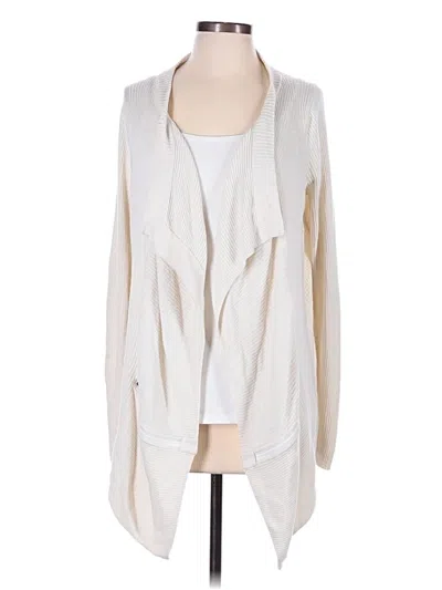 Pre-owned Lululemon Athletica Cardigan Sweater In Ivory