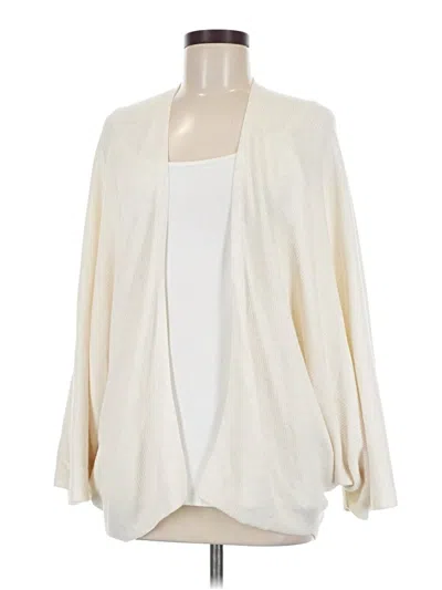 Pre-owned Lululemon Athletica Cardigan Sweater In Ivory
