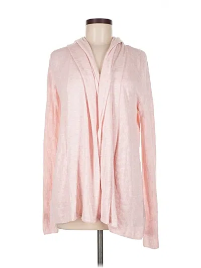 Pre-owned Lululemon Athletica Cardigan Sweater In Pink