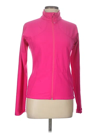 Pre-owned Lululemon Athletica Cardigan Sweater In Pink