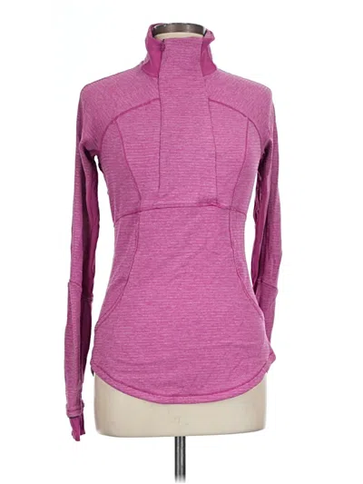 Pre-owned Lululemon Athletica Cardigan Sweater In Pink