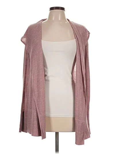 Pre-owned Lululemon Athletica Cardigan Sweater In Pink