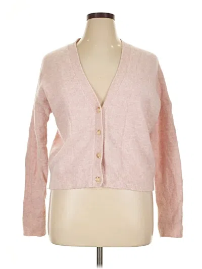 Pre-owned Lululemon Athletica Cardigan Sweater In Pink