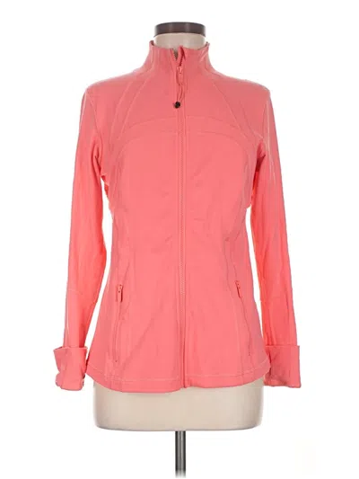 Pre-owned Lululemon Athletica Cardigan Sweater In Pink