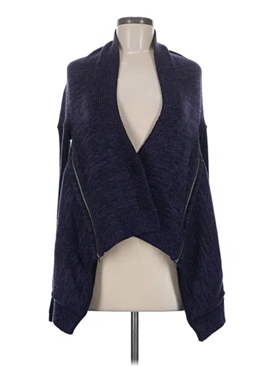 Pre-owned Lululemon Athletica Cardigan Sweater In Purple