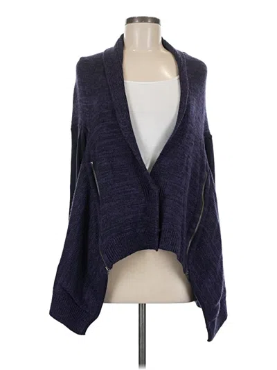 Pre-owned Lululemon Athletica Cardigan Sweater In Purple