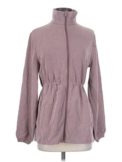 Pre-owned Lululemon Athletica Cardigan Sweater In Purple