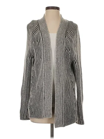 Pre-owned Lululemon Athletica Cardigan Sweater In Silver