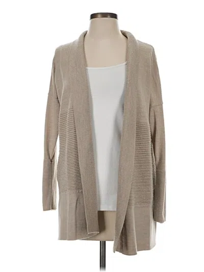Pre-owned Lululemon Athletica Cardigan Sweater In Tan