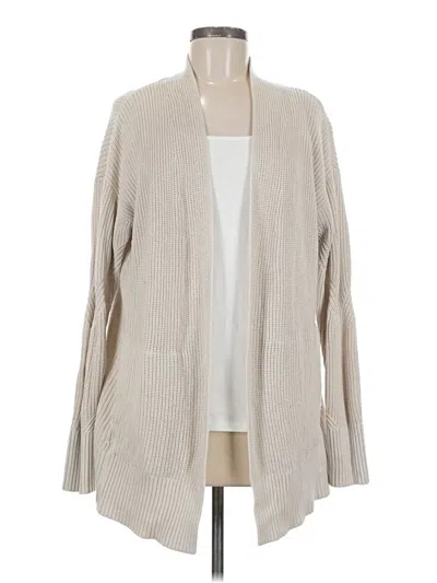 Pre-owned Lululemon Athletica Cardigan Sweater In Tan