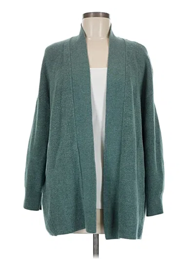 Pre-owned Lululemon Athletica Cardigan Sweater In Teal
