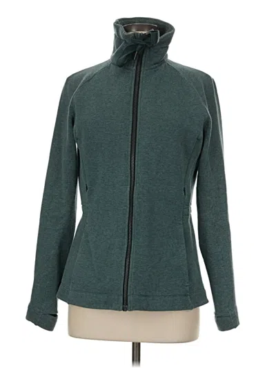 Pre-owned Lululemon Athletica Cardigan Sweater In Teal