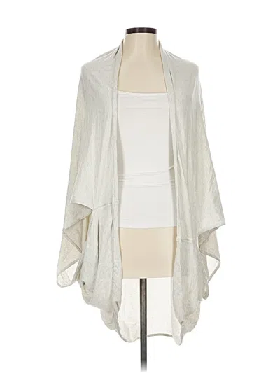 Pre-owned Lululemon Athletica Cardigan Sweater In White