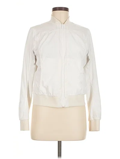 Pre-owned Lululemon Athletica Cardigan Sweater In White