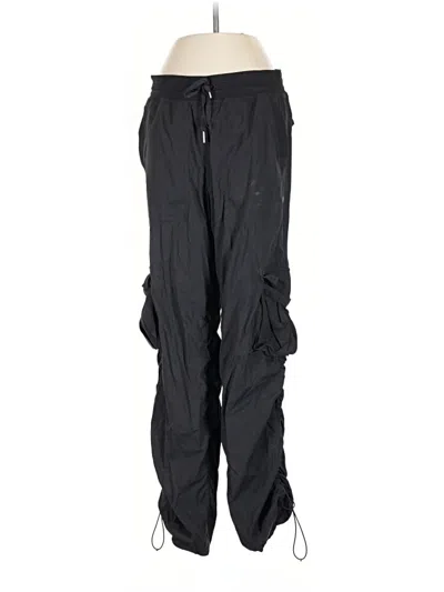 Pre-owned Lululemon Athletica Cargo Pants In Black