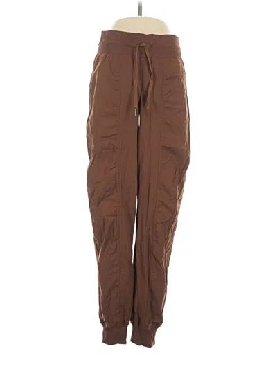 Pre-owned Lululemon Athletica Cargo Pants In Brown