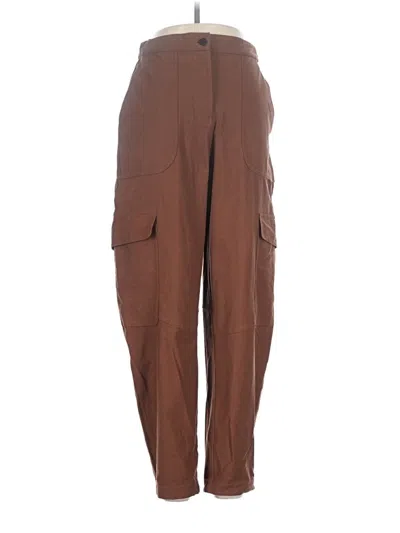 Pre-owned Lululemon Athletica Cargo Pants In Brown