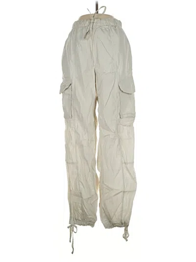 Pre-owned Lululemon Athletica Cargo Pants In Ivory
