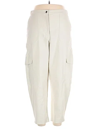 Pre-owned Lululemon Athletica Cargo Pants In Ivory