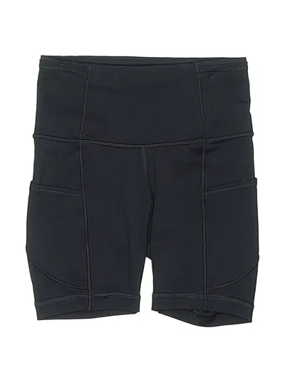 Pre-owned Lululemon Athletica Cargo Shorts In Black